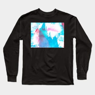 Cyan Magenta :: Patterns and Textures Long Sleeve T-Shirt